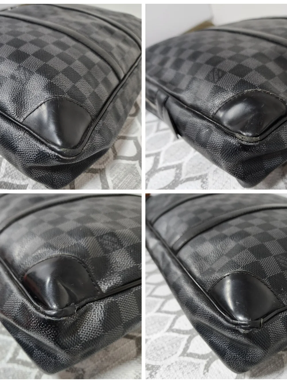 Louis Vuitton Damier Graphite Top Handle Bag Black/Grey